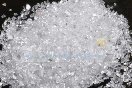 CLEAR GLASS CHIPS /AGGREGATES 50KG